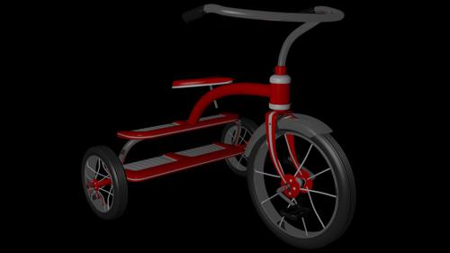 Tricycle with Armature preview image